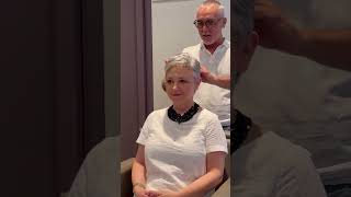 Un taglio corto da asciugare all’aria la clientehairstyle shorthairstyles milano shorthaircut [upl. by Auqeenahs]