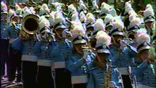 Frankfort HS Falcon Band1986 Apple Blossom Festival Grand Feature Parade [upl. by Anahsohs363]