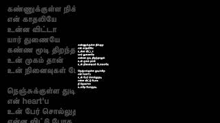 Thanimai kadhalkannukkula nikkira njnishanth lovelyrappershridhar tamilsonglyric whatsappstatus [upl. by Noillimaxam]