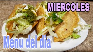 Menu del dia 🔴EMPANADAS FRITAS de POLLO 🍗 😋🤤🌮Martucha F [upl. by Cirdnek]