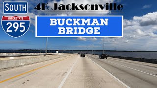 4K Jacksonville Buckman Bridge I295 South [upl. by Merriott]