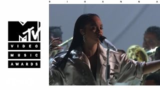 Rihanna  Stay  Love On The Brain  Diamonds Live From The 2016 MTV VMAs [upl. by Refannej]