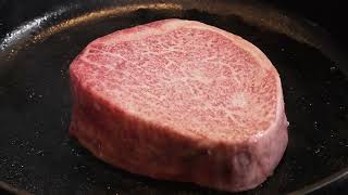 GrillMasterRecipes Cooking an A5 Japanese Wagyu Filet Mignon [upl. by Dnalel]