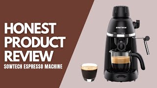 SOWTECH Espresso Coffee Machine  Honest Product Review [upl. by Cown]