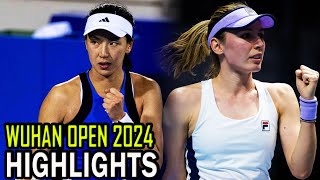 Xinyu Wang vs Ekaterina Alexandrova QF Highlights  Wuhan 2024 [upl. by Nahguav]