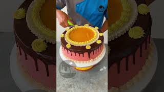 como decorar torta con frutas y chocolate [upl. by Felder]