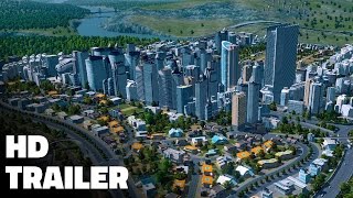 Cities Skylines  Trailer zum Release auf Steam [upl. by Nidraj]