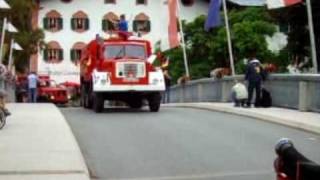 2 Feuerwehr Oldtimer WM am Großglockner Aufstellung [upl. by Thurston]