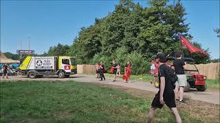 Defqon1 2023 516 Saturday Campsite Four waste truck [upl. by Nawiat]