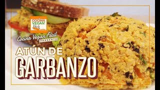 Atún de garbanzo Garbatún  Cocina Vegan Fácil [upl. by Nerua]