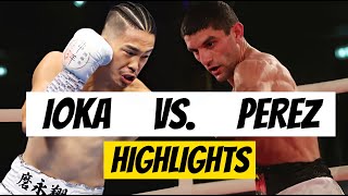 Kazuto Ioka vs Josber Perez Highlights  WBA Junior Bantamweight title [upl. by Enairda994]