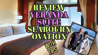 Seabourn Cruise Lines Ovation Veranda Suite Full Tour Review and Tips [upl. by Owain]