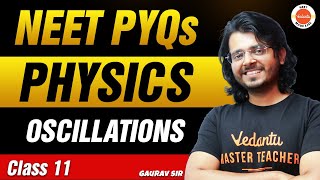 NEET PYQs for Oscillations Class 11 Physics  NEET 2024  Gaurav Tiwari [upl. by Carry809]