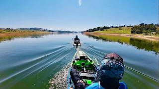 PESCARIA DE TUCUNARÃ‰S PRÃ“XIMA DE SÃƒO PAULOCAPITAL  REPRESA DE BRAGANÃ‡A PAULISTA  CAIAQUE PREDADOR [upl. by Dressel]