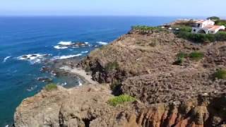 Panoramic drone footage of Stella Maris Villa and Buffavento Villa Pomos Cyprus [upl. by Okiam696]