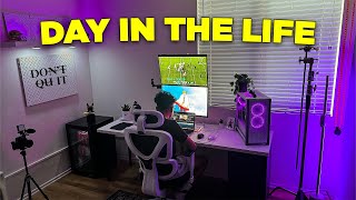 Day in The Life of A Content Creator  Streamer [upl. by Styles322]