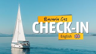 Bavaria C42 CheckIn Video English [upl. by Hamimej578]