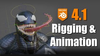 NEWS Blender 41 Rigging  Animation  Rigify [upl. by Ynaffik]