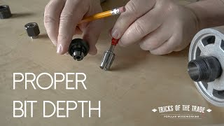 Proper Bit Depth in Router Collet  Tricks of the Trade [upl. by Atteynad]