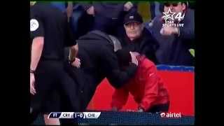 Jose Mourinho Warns A Ball Boy From Being Punched [upl. by Vandervelde736]