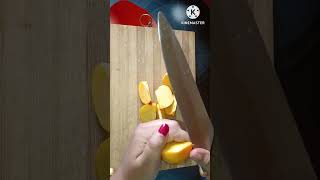 Persimmon fruit 🍑persimmonfruit shortvideo fruit Choto Rannaghor [upl. by Sualohcin28]