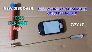 DIY CELLPHONE TO GOLD DETECTOR SUPER ACTIVE AND ACCURATE [upl. by Acinyt]