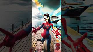 ✅😱evolutions of spiderman😱💥spiderman avengers marvel disney shorts shortvideo aisuperhero [upl. by Eusadnilem]