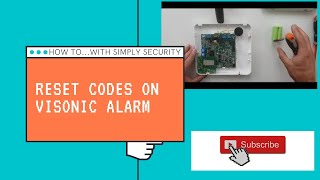 Reset the codes on you Visonic Powermaster alarm system [upl. by Presber]