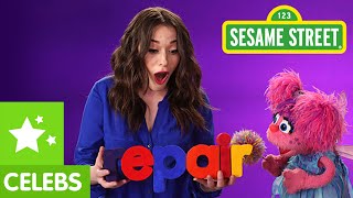 Sesame Street Repair with Kat Dennings and Abby [upl. by Ahseiym]