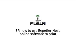 SR how to use RepetierHost online software to print [upl. by Krongold321]