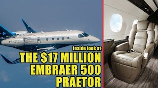 Inside look at the 17 million Embaer 500 Praetor the best midsize jet on the market [upl. by Besnard428]