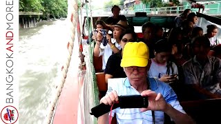 From Center Pier Pratunam to Panfa Leelard  A Boat Trip on Saen Saep Khlong Bangkok [upl. by Annawyt765]