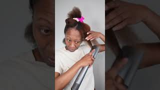 Blowout with Dyson Airwrap for Curlies amp Coilies dyson dysonairwrap naturalhair [upl. by Ayatnwahs197]