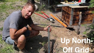 Driving a shallow well with a sandpoint FAIL LEARN FROM MY MISTAKES [upl. by Oaht588]