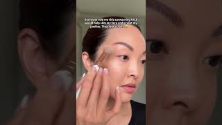 When your cheekbones enter the room before you do 😲 contourtutorial contourhack contouring [upl. by Lachance]