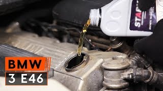 Ölwechsel BMW E46 wie Öl und Ölfilter wechseln AUTODOC TUTORIAL [upl. by Donia]