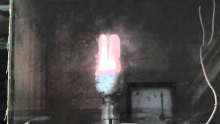 CFL lamp arcing 1 [upl. by Larner]