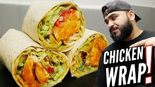 THE BEST CHICKEN TIKKA WRAP ChefMaker [upl. by Akihsar]