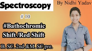 Spectroscopy Bathochromic ShiftRed shift UVvisible Spectroscopy [upl. by Neelrad633]