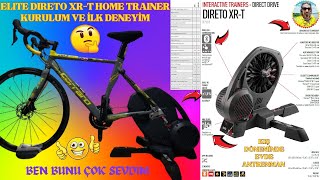 Elite Direto XRT Home Trainer Kurulum Ve İlk Deneyim  Part1 [upl. by Ennairb]