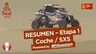 Resumen  CocheSxS  Etapa 1 Lima  Pisco  Dakar 2019 [upl. by Lugar783]