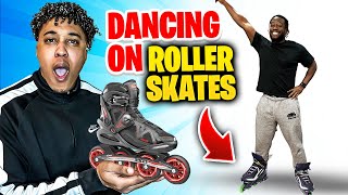 Learning to Dance on Roller Skates in 30 Mins [upl. by Adnicaj]