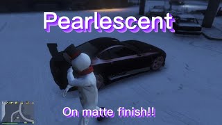 How to get Pearlescent on Matte finish GTA 5 online [upl. by Margarida]