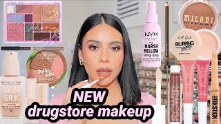 I tried all the NEW DRUGSTORE Makeup 😍 full face first impressions [upl. by Lamag]