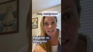 Emigrated vs ImmigratedWhat’s the difference17100 englishpronunciation 英語フレーズ englishlanguage [upl. by Sokem]