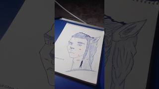 Avatar drawing ❤️ drawing skitch art shortvideo [upl. by Shermie74]