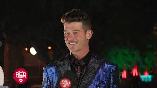 Robin Thicke interview from Walt Disney World Holiday Celebration [upl. by Ianaj403]