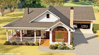 Award Winning Cottage  House Design With Four Season Sunroom Porch 2car Garage amp Study Room [upl. by Sean]