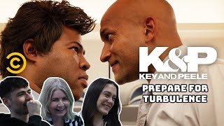 BRITISH FAMILY REACTS  Key and Peele  Prepare For Turbulence [upl. by Krispin]