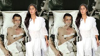 Katrina Kaif Meets Salman Khan in Hospital after major surgery and Share Salmans Video [upl. by Ariaj]